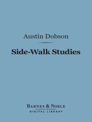 cover image of Side-Walk Studies (Barnes & Noble Digital Library)
